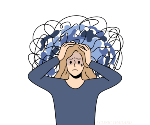 ストレスを抱えている女性