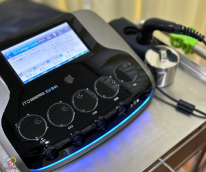 Ultrasound/high-voltage therapy machine