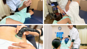 手技治療、電気治療、運動療法